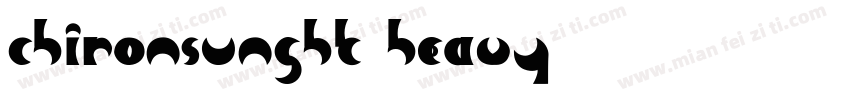 chironsunghk heavy字体转换